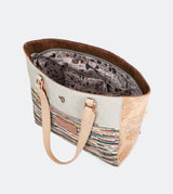 Jungle shopping bag with two handles