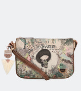 Jungle double compartment crossbody bag