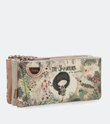 Jungle triple compartment pencil case