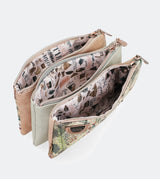 Jungle triple compartment pencil case