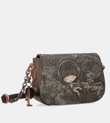 Smart universe crossbody bag with a printed design