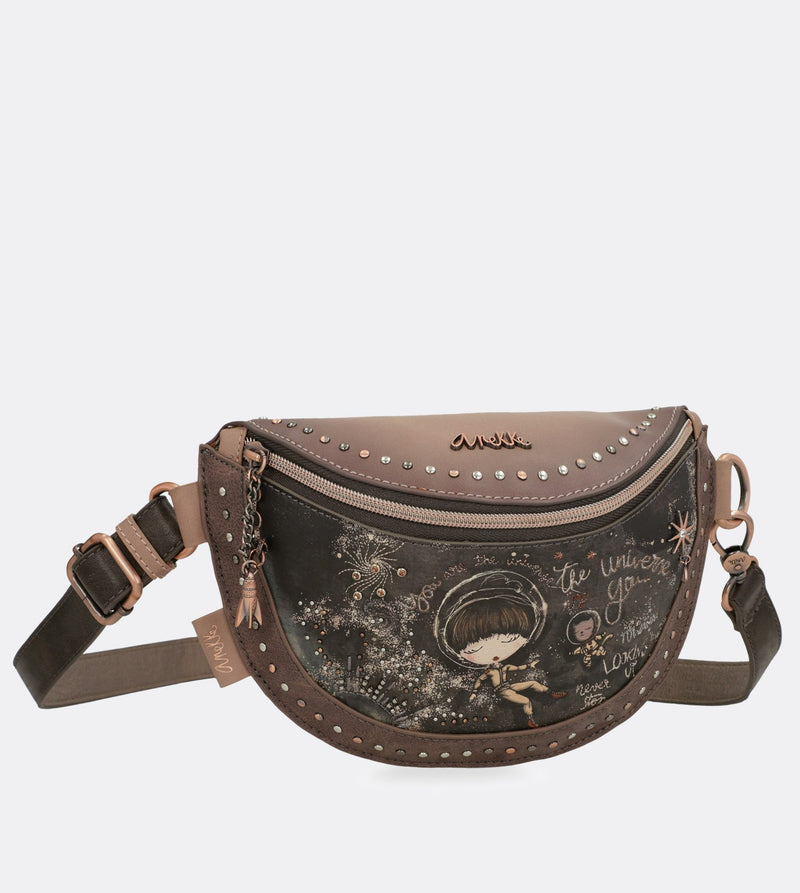 Elegant universe bumbag with a printed design