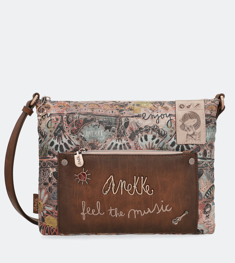 Ixchel Crossbody bag with a front zip