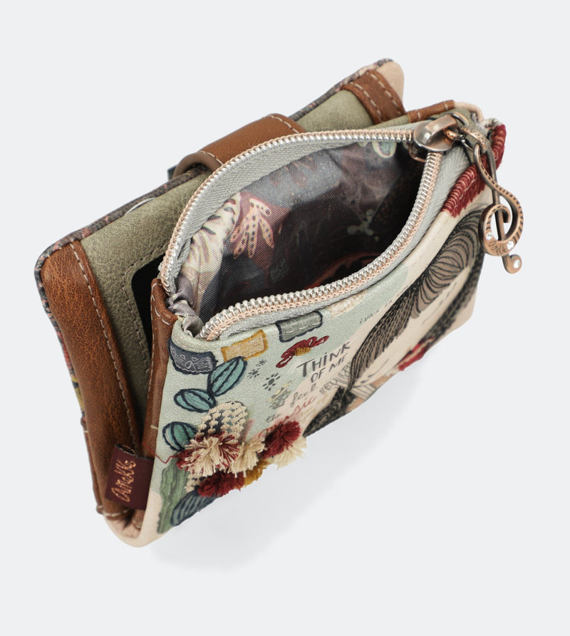 Ixchel Small wallet with a zip