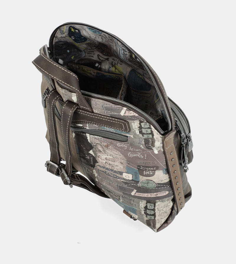 Rune backpack with a front pocket