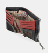 City Art large flexible wallet