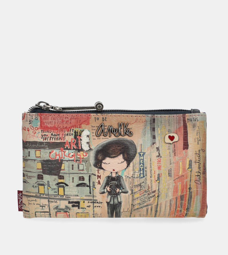 City Art large flexible wallet