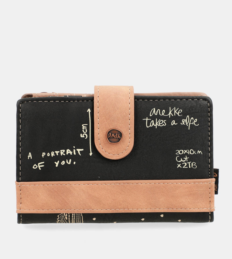 City Moments black medium size wallet