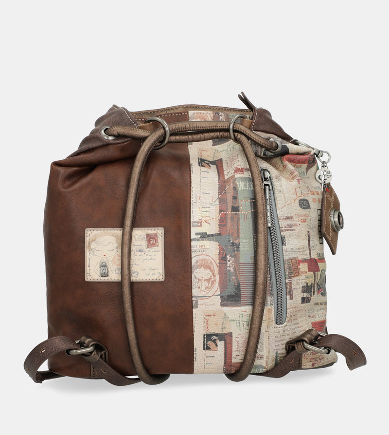 Authenticity hobo bag-backpack