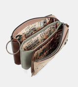 Authenticity triple compartment purse