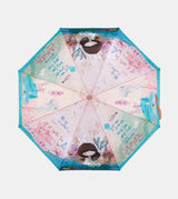 Mediterranean automatic folding umbrella