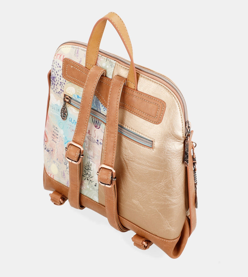 Mediterranean backpack with front pocket