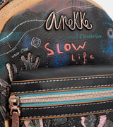Mini mochila de paseo negra Coral - Anekke