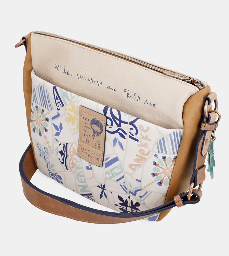 Sunrise Tile print shoulder bag Anekke