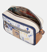 Sunrise Tile print shoulder bag