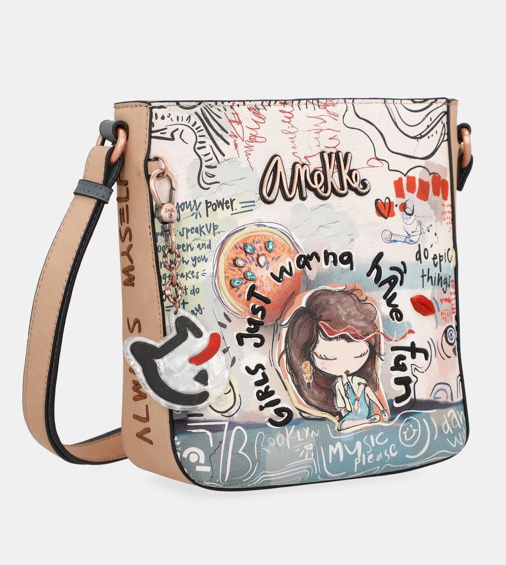 Mujer Bolso Shopping Con Bandolera Fun & Music