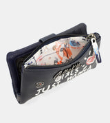 Energy navy blue large wallet