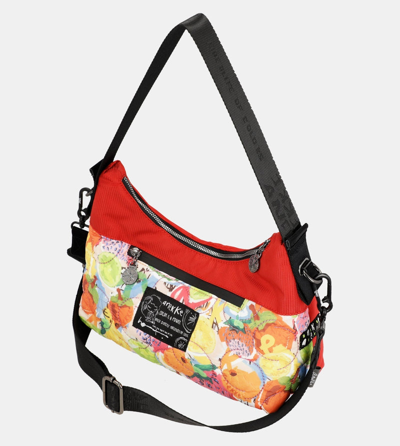 Nature Colors red hobo bag