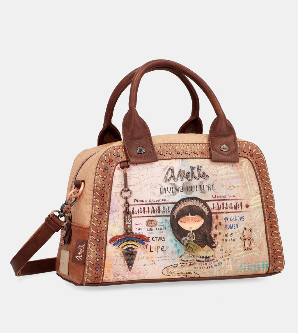 Bolso grande de asas con bandolera Menire – Anekke