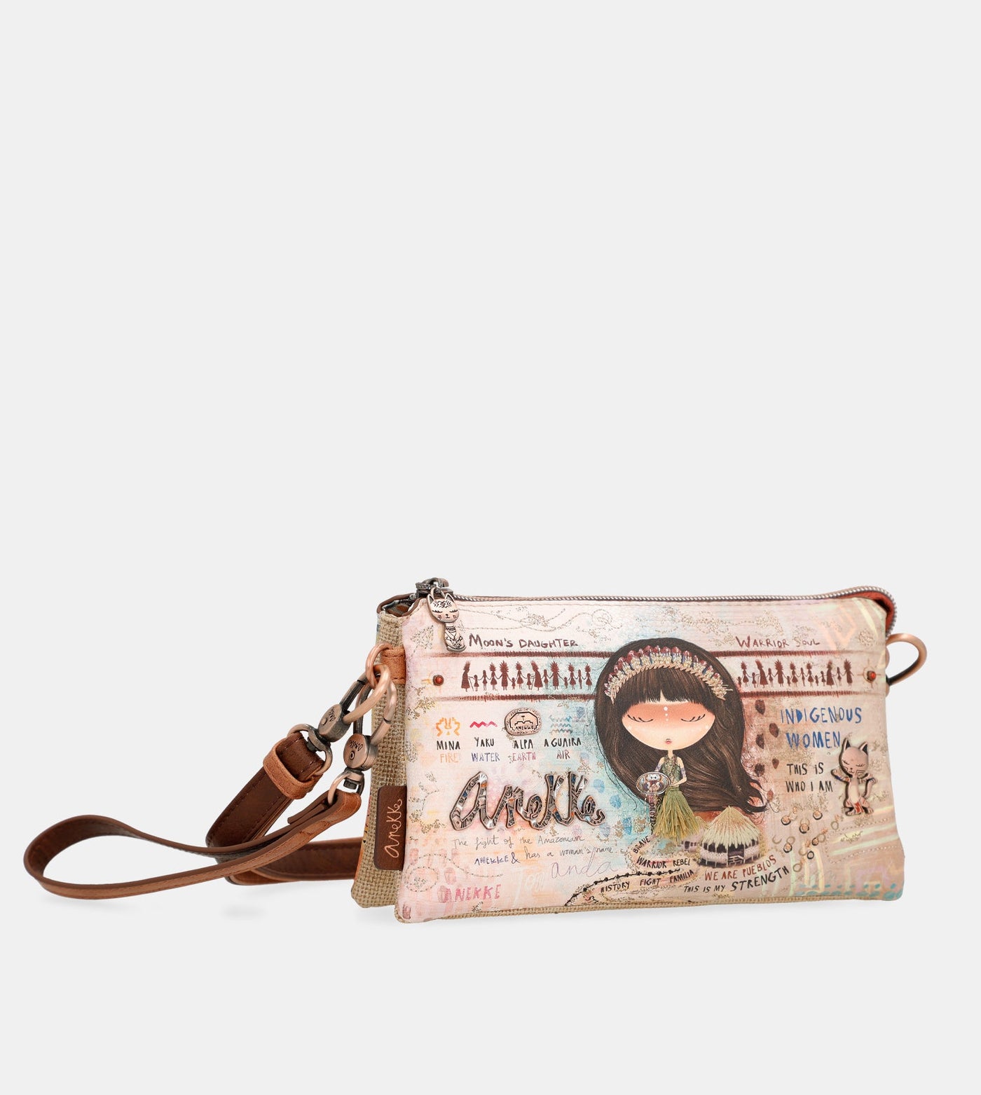 Menire small crossbody bag with 3 compartments – Anekke INT