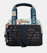 Nature Pachamama navy blue bowling bag