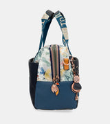 Nature Pachamama navy blue bowling bag