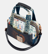 Nature Pachamama navy blue bowling bag