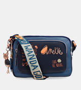 Nature Pachamama navy blue crossbody bag anekke