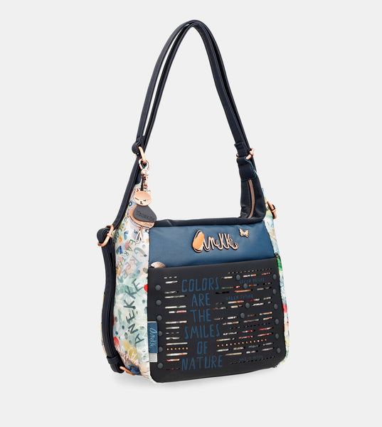 Bolso de hombro convertible en mochila Nature Pachamama