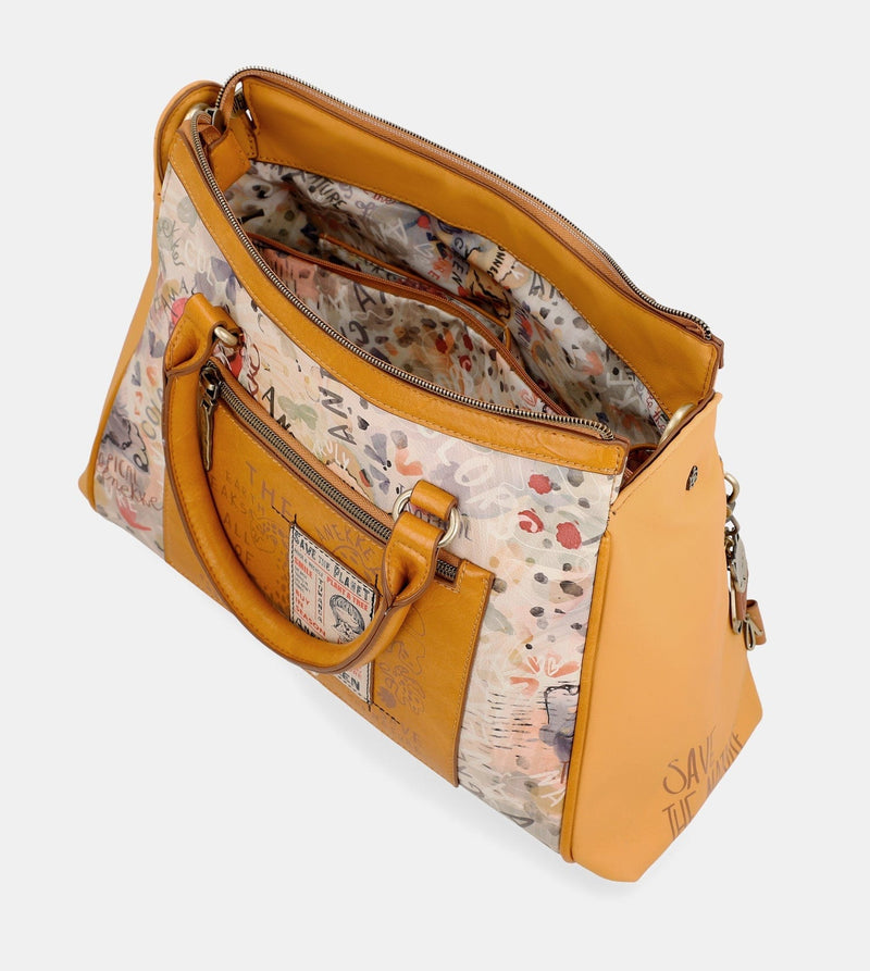 Bolso tipo doctor ocre Nature Pachamama