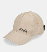 Beige Contemporary Logo Cap