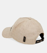 Beige Contemporary Logo Cap