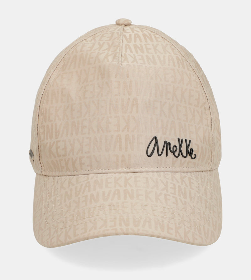 Beige Contemporary Logo Cap