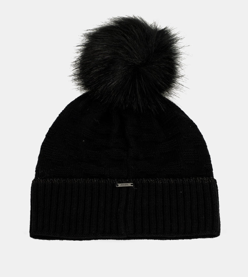 Black Shodō Wool Hat