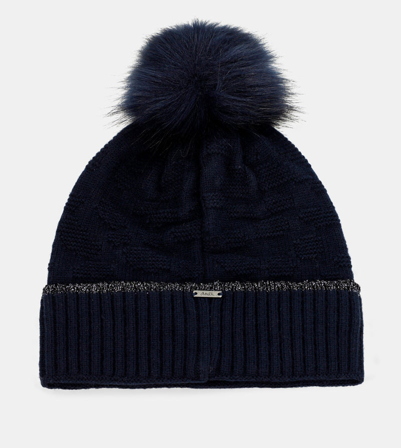 Navy Blue Shodō Wool Hat