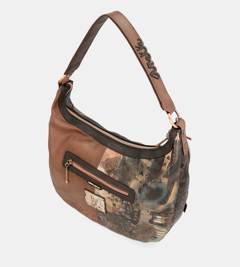 Shōen oval shoulder bag