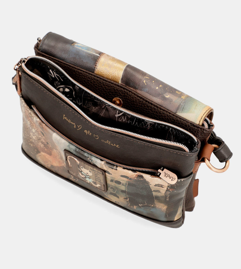 Shōen 3 compartment flap bag