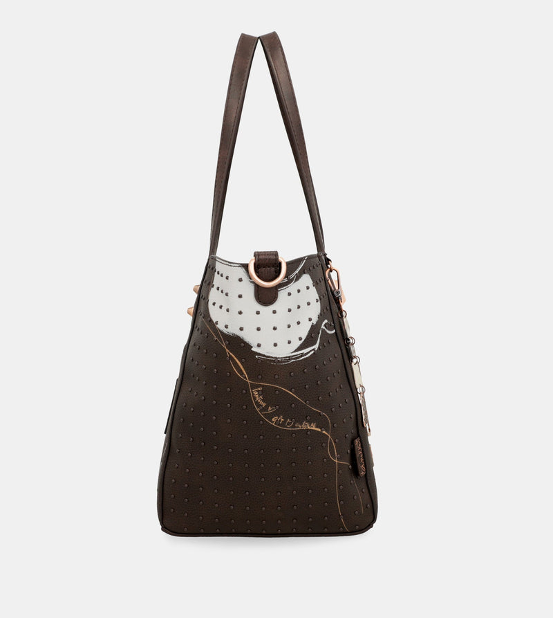 Large brown shopper Nature Shodō