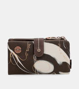 Nature Shodō Brown RFID Flexi Wallet brown