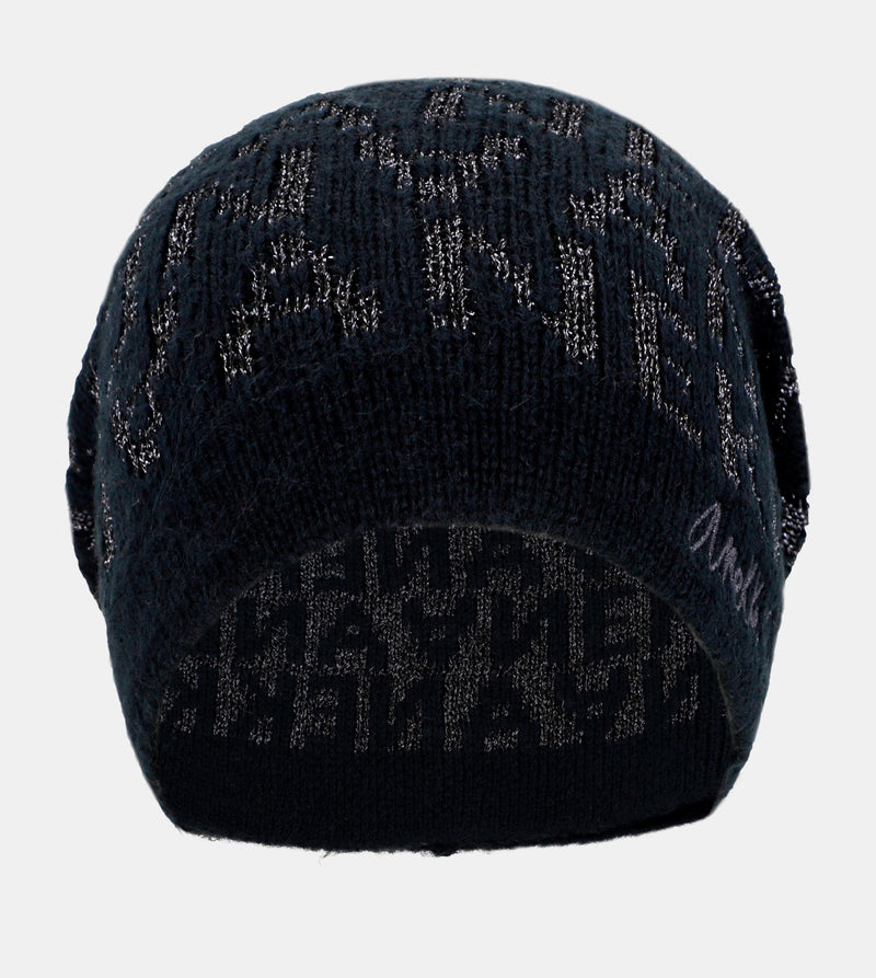 Navy Blue Contemporary Wool Hat