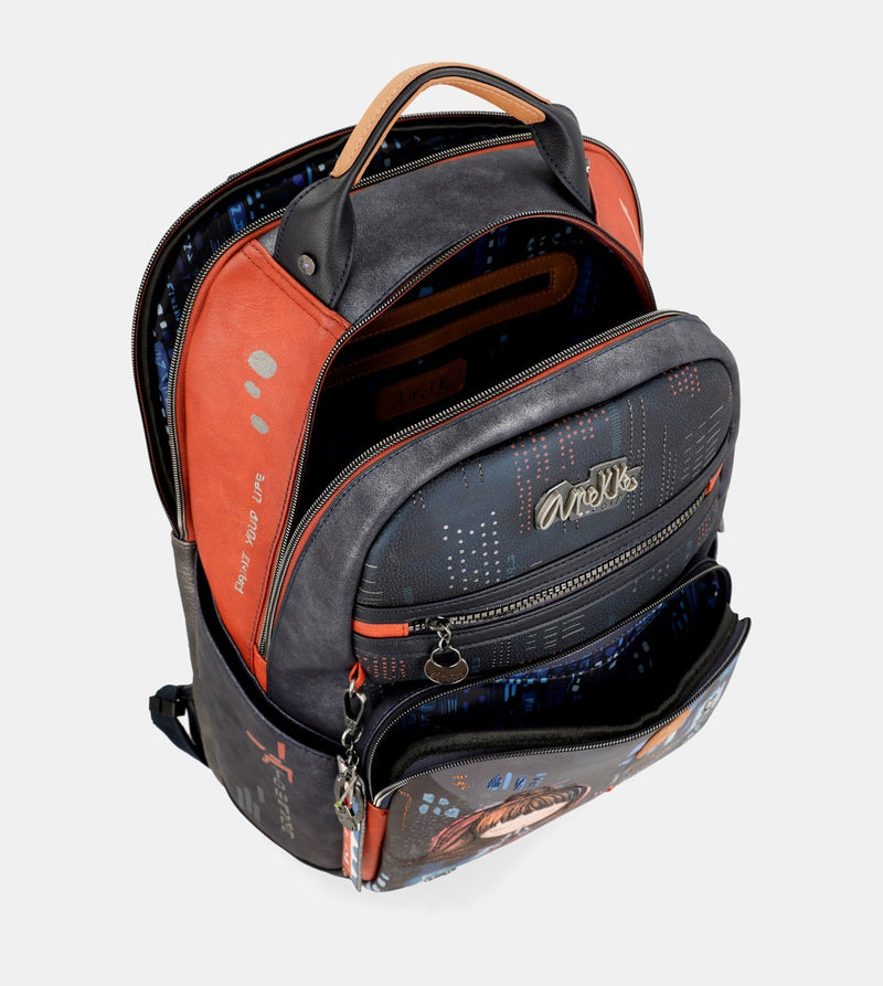 Contemporary large school backpack