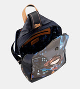 Contemporary flexible medium sized backpack