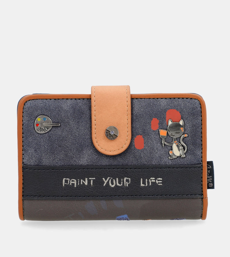 Contemporary Medium RFID Wallet Contemporary