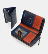 Contemporary Medium Embossed RFID Wallet