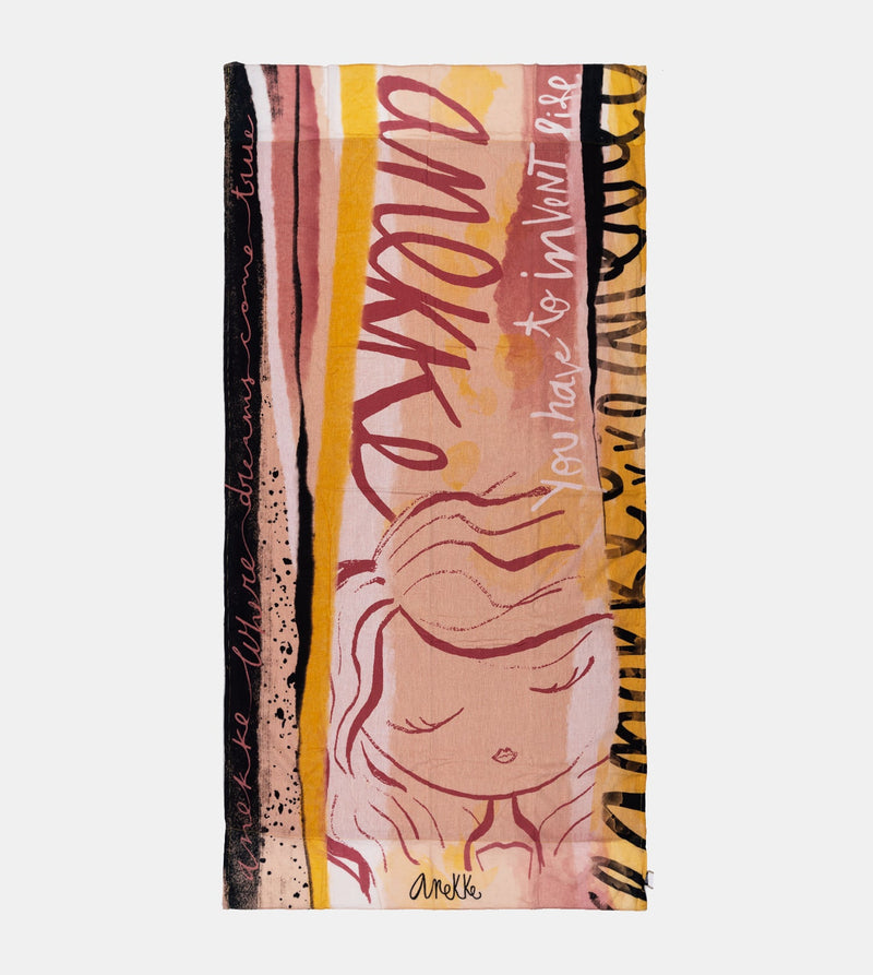 Hollywood beach towel