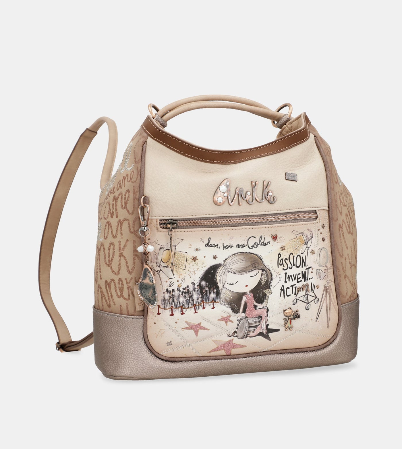 Hollywood bag convertible into backpack – Anekke INT