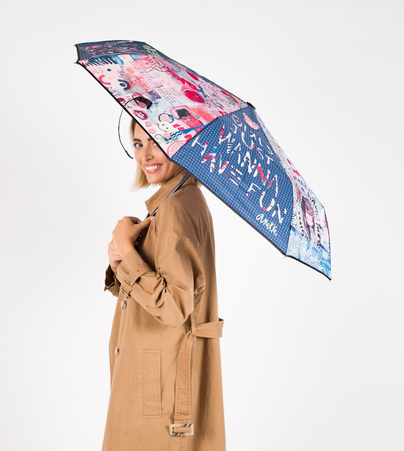 Paraguas plegable automático Fun & Music