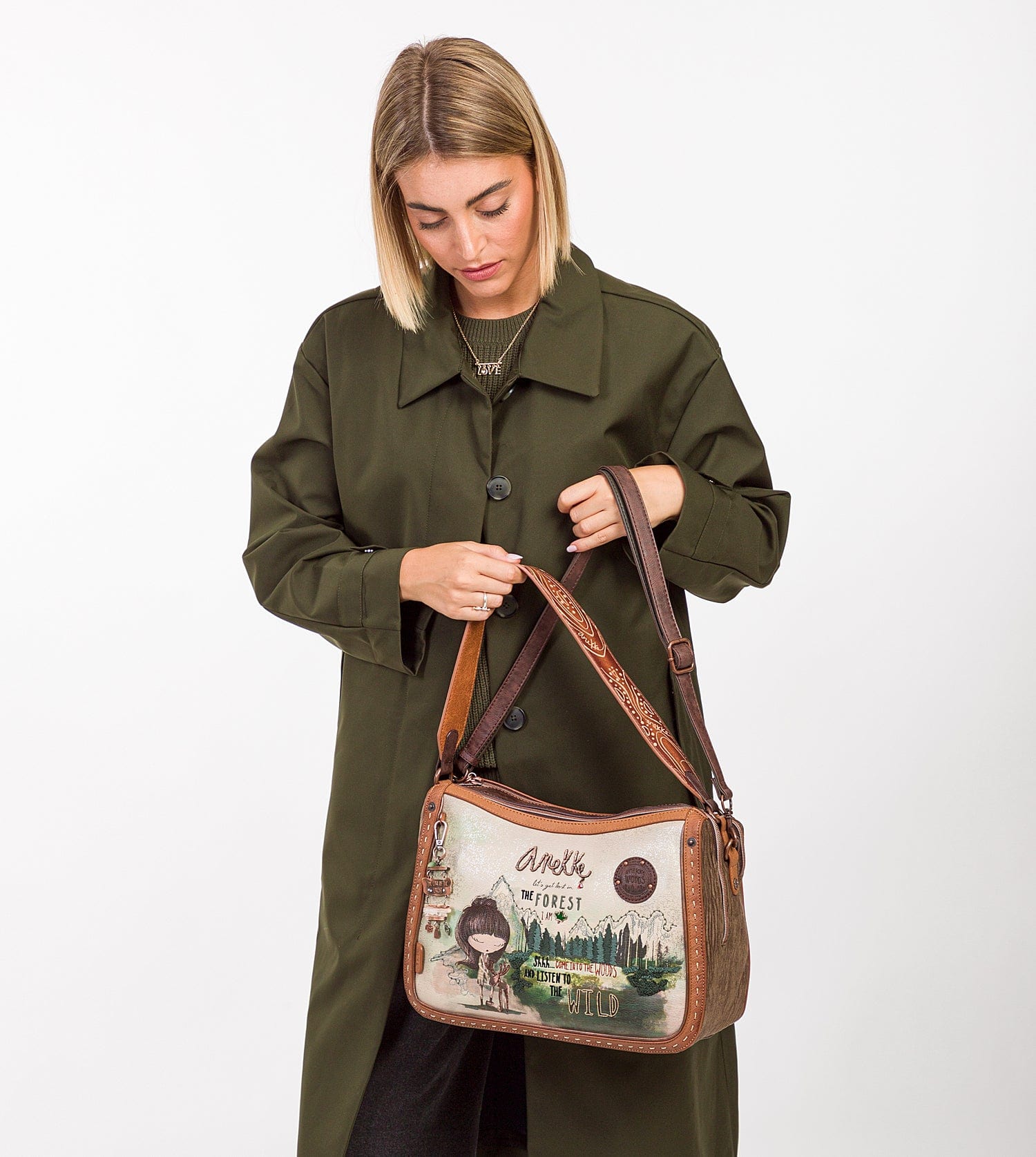 The Forest shoulder bag with shoulder strap