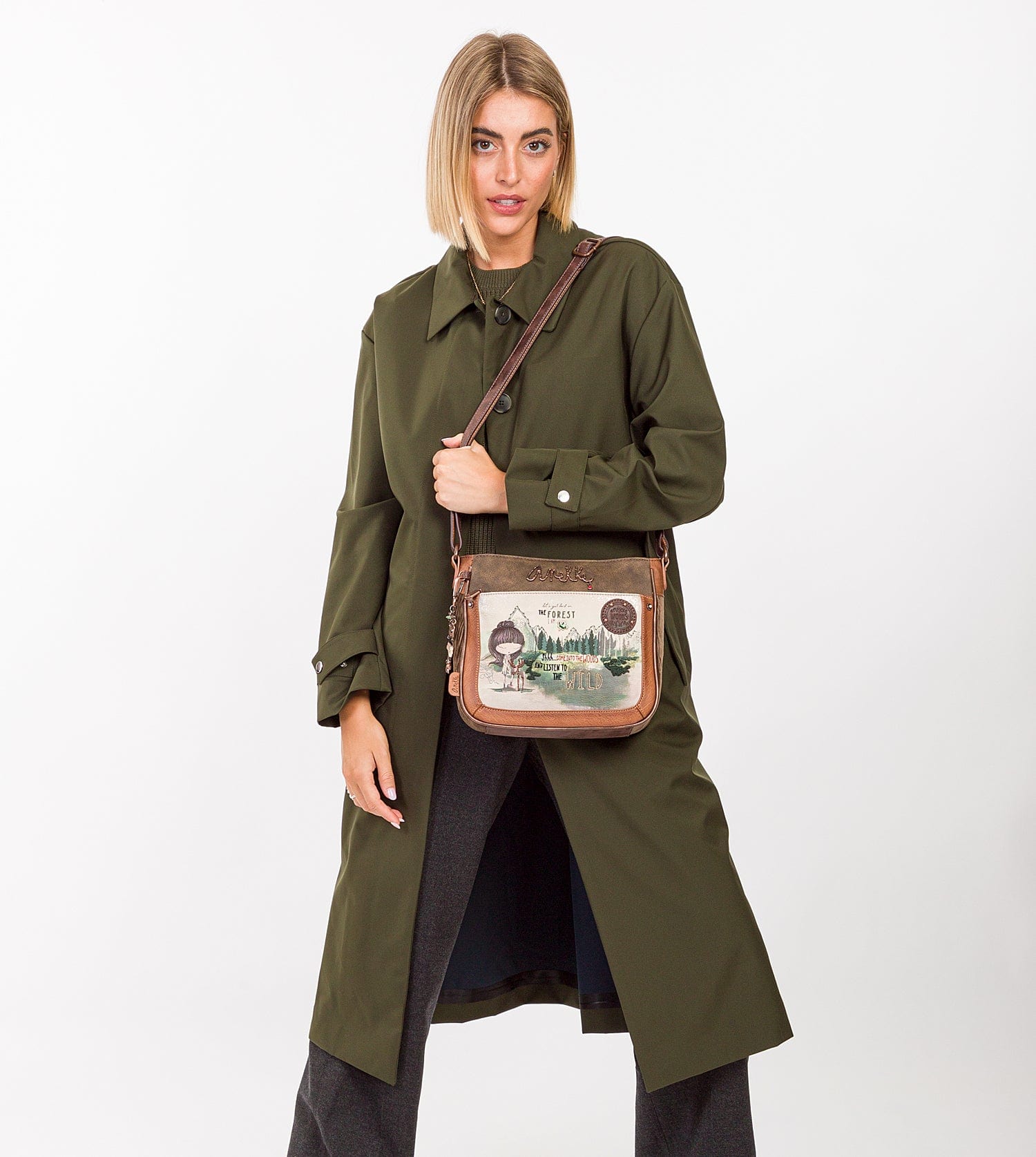 The Forest medium printed shoulder bag