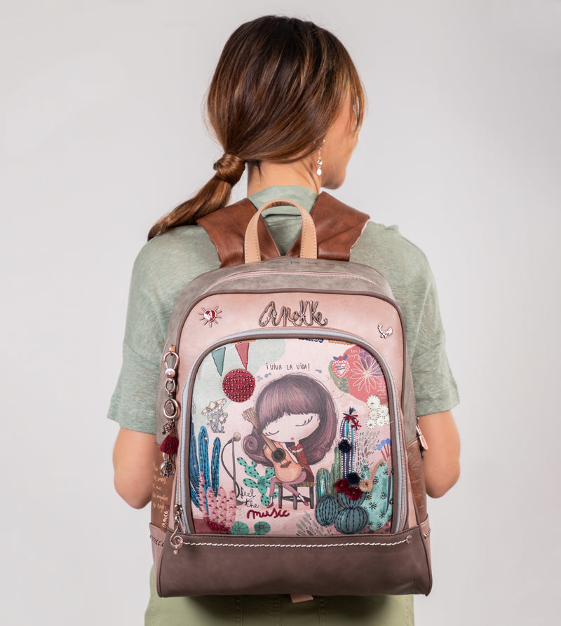 Ixchel School bag with a zip